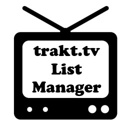 trakt.tv list manager