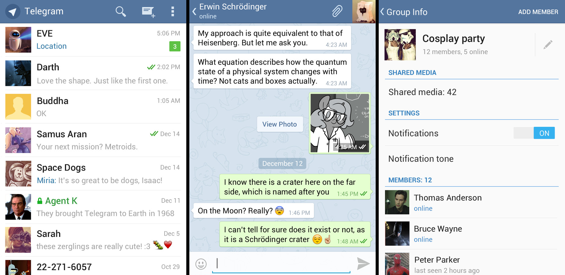 How Telegram hides when it goes live