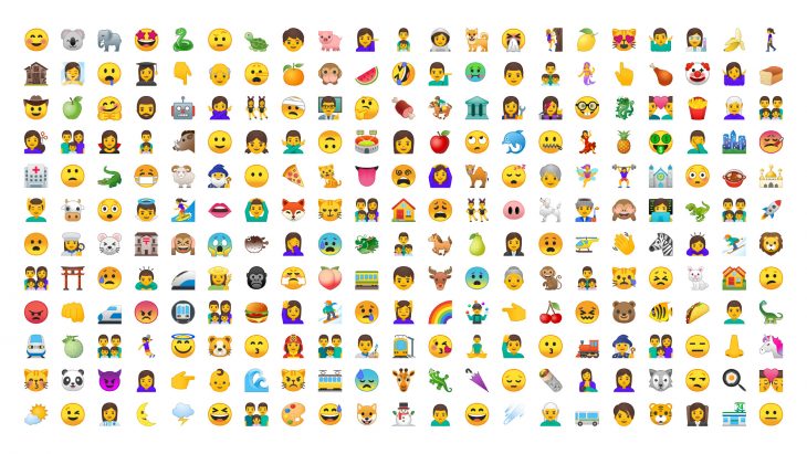 Android's new set of emojis